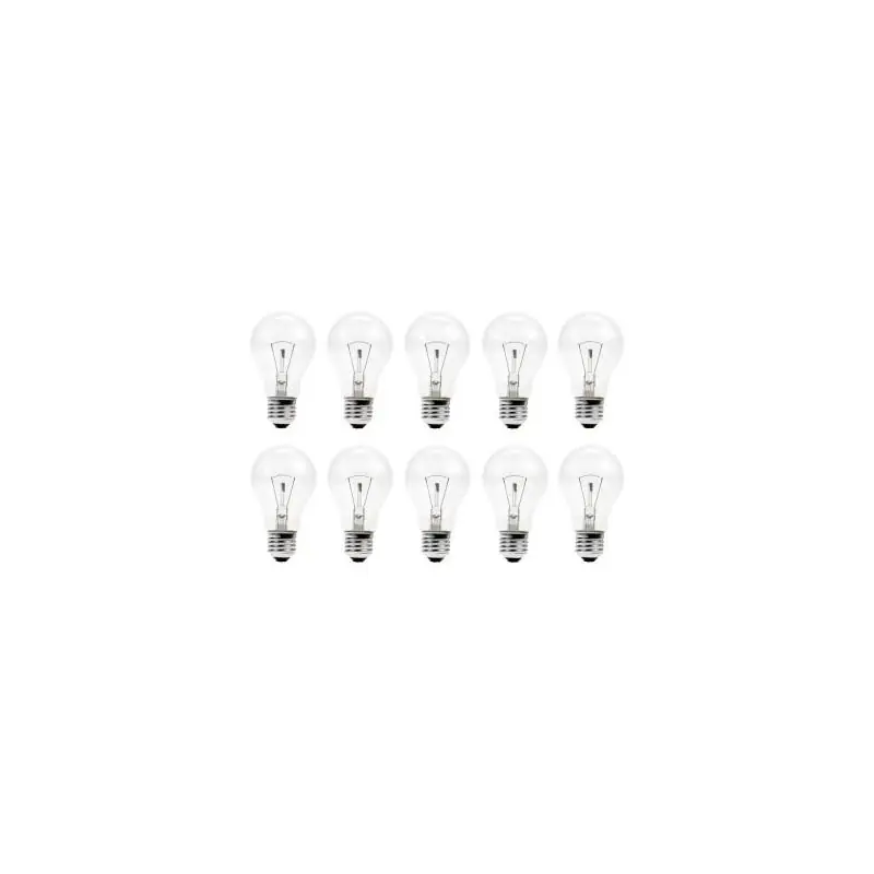 Precio Reducido Lámpara incandescente | Casquillo grande E27 | Lámpara estándar | Transparente | 55mm | 15W