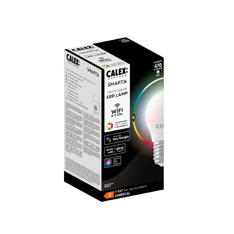 Popular Calex | Smart | Accesorio E27 | Bola P45 Softline | 4.9W