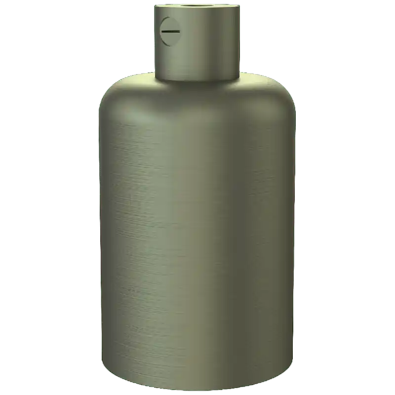 Mejor Precio Calex | Portalámpara E27 Aluminio Bronce mate Abrazadera de cable de aluminio 60W