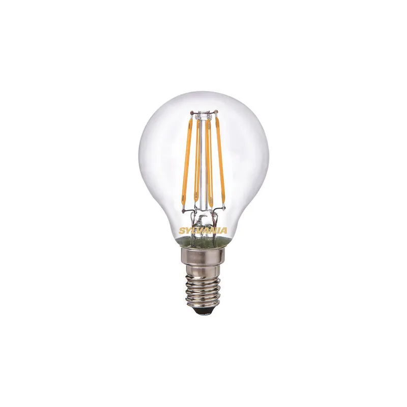 Devolución Gratuita Sylvania ToLEDo Retro E14 Esférica con Filamento Clara 4W 250lm - 827 Luz muy Cálida | Reemplazo 40W