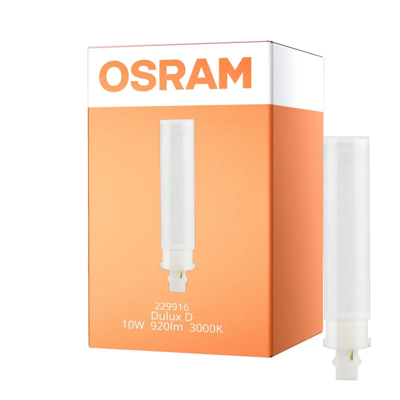 Popular Osram Dulux-D LED 10W 830 | Luz Cálida - 2-Pines - Reemplazo 26W