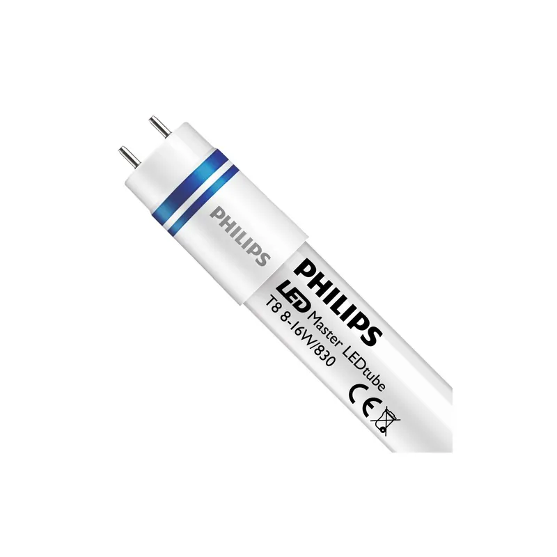 Philips Tubo LED T8 MASTER (HF) High Output 8W 1000lm - 830 Luz Cálida | 60cm - Reemplazo 18W Oferta Flash