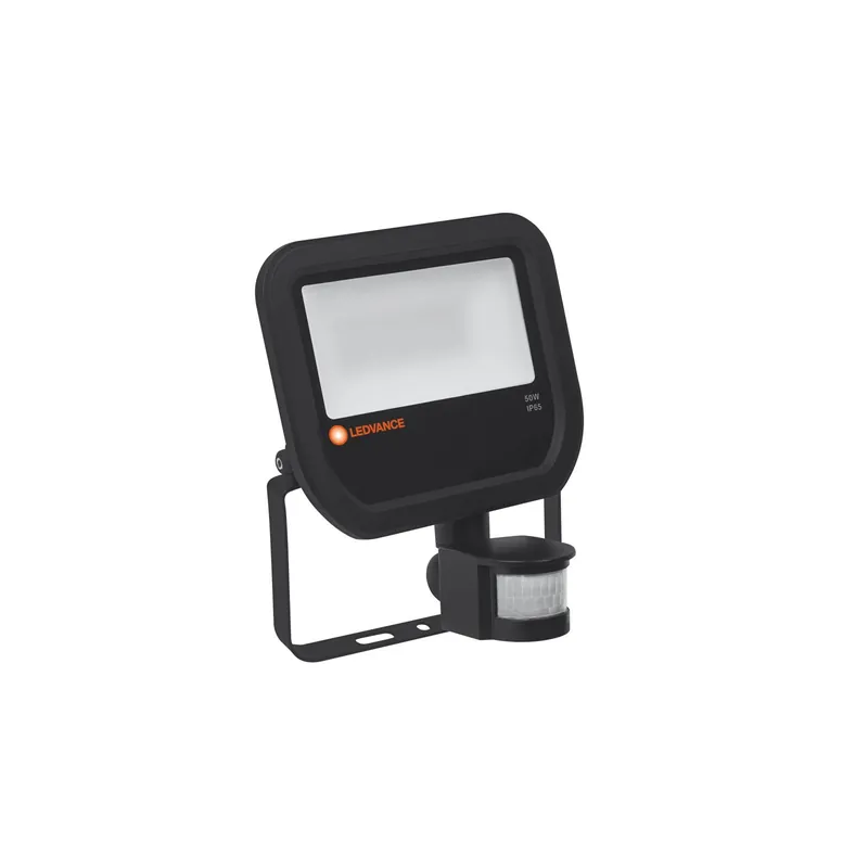 Ledvance Proyector LED 50W 3000K 5500lm IP65 Negro | Simétrico - con Sensor - Reemplazo 100W Oferta