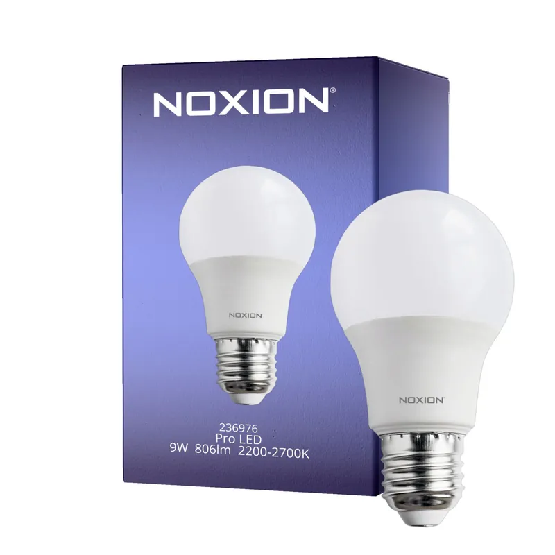 Noxion Pro LED E27 Pera Mate 9W 806lm - 822-827 Dim to Warm | Regulable - Reemplazo 60W Ordenar Ahora Mismo