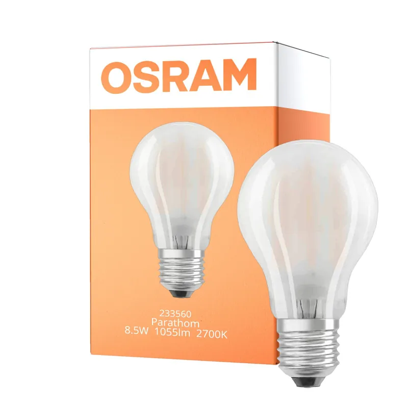 Osram Parathom Retrofit Classic LED E27 Pera Mate 8.5W 1055lm - 827 Luz muy Cálida | Regulable - Reemplazo 75W Compra Ahora