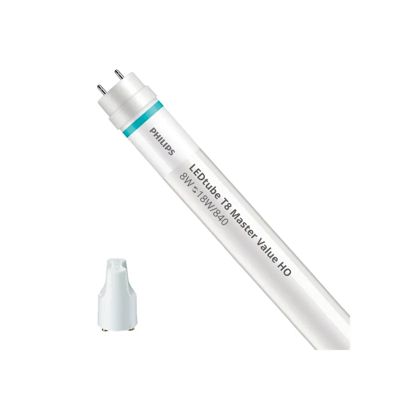 Philips Tubo LED T8 MASTER Value (EM/Mains) High Output 8W 1050lm - 840 Blanco Frio | 60cm - Reemplazo 18W No Te Lo Pierdas