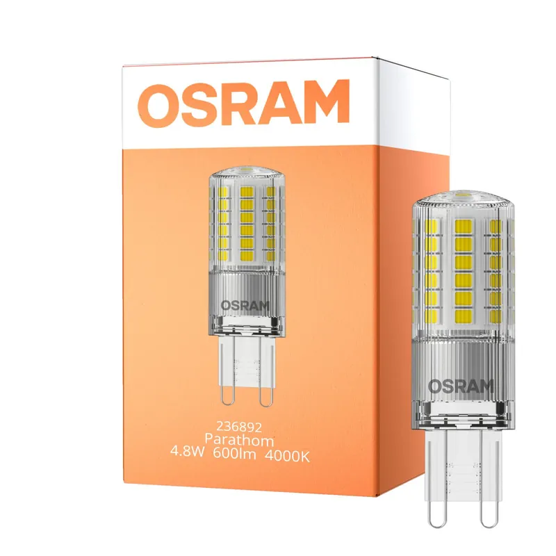 Últimas Unidades Osram Parathom LED Pin G9 4.8W 600lm - 840 Blanco Frio | Reemplazo 50W