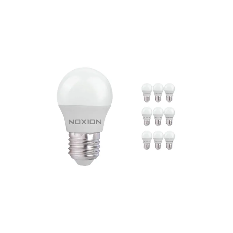 Multipack 10x Noxion Lucent Lustre LED E27 Esférica Mate 3W 250lm - 827 Luz muy Cálida | Reemplazo 25W Comprar En Línea