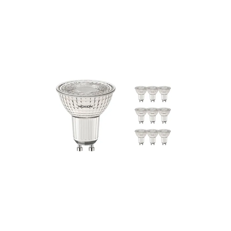 Ordena Ya Multipack 10x Noxion PerfectColor Foco LED GU10 PAR16 5.5W 430lm 60D - 927 Luz muy Cálida | Mejor reproducción de color - Regulable - Reemplazo 50W