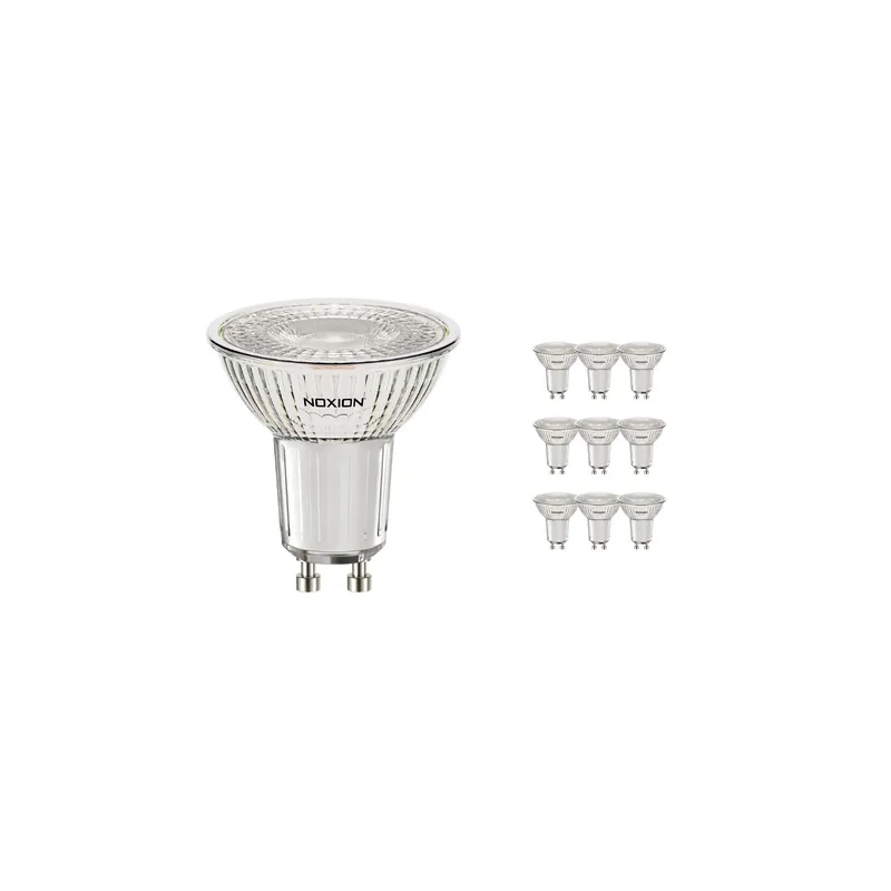 Precio Rebajado Multipack 10x Noxion Foco LED GU10 PAR16 4.6W 420lm 36D - 827 Luz muy Cálida | Regulable - Reemplazo 50W