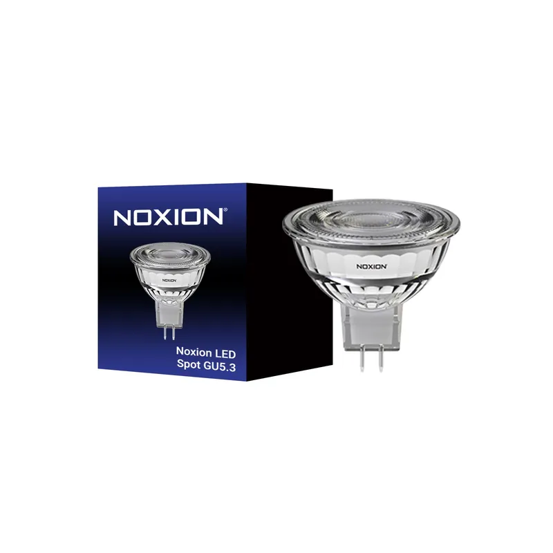Noxion Foco LED GU5.3 MR16 7.5W 621lm 60D - 827 Luz muy Cálida | Regulable - Reemplazo 50W Marca Reconocida