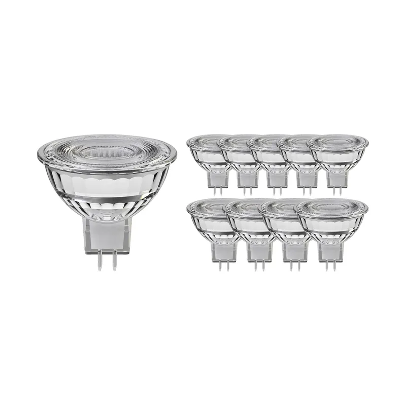 Multipack 10x Noxion Foco LED GU5.3 MR16 7.5W 621lm 60D - 827 Luz muy Cálida | Regulable - Reemplazo 50W Ordenar Ahora Mismo