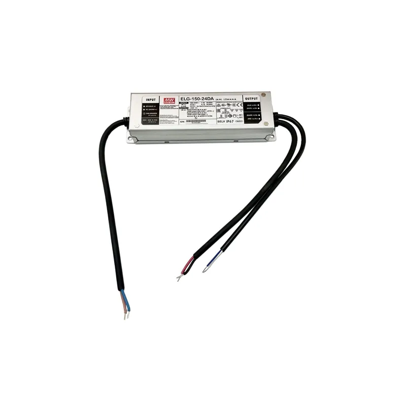 Meanwell Driver for Noxion Tiras LEDs ELG 150W 24v | DALI indoor | incl Cable De Cc| Incl WAGO clips Más Vendido