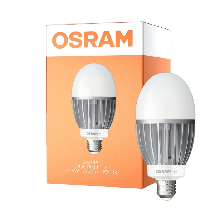 Osram LED E27 HQL PRO 14.5W 1800lm 360D - 827 Luz muy Cálida | Reemplazo 50W Solo Por Tiempo Limitado