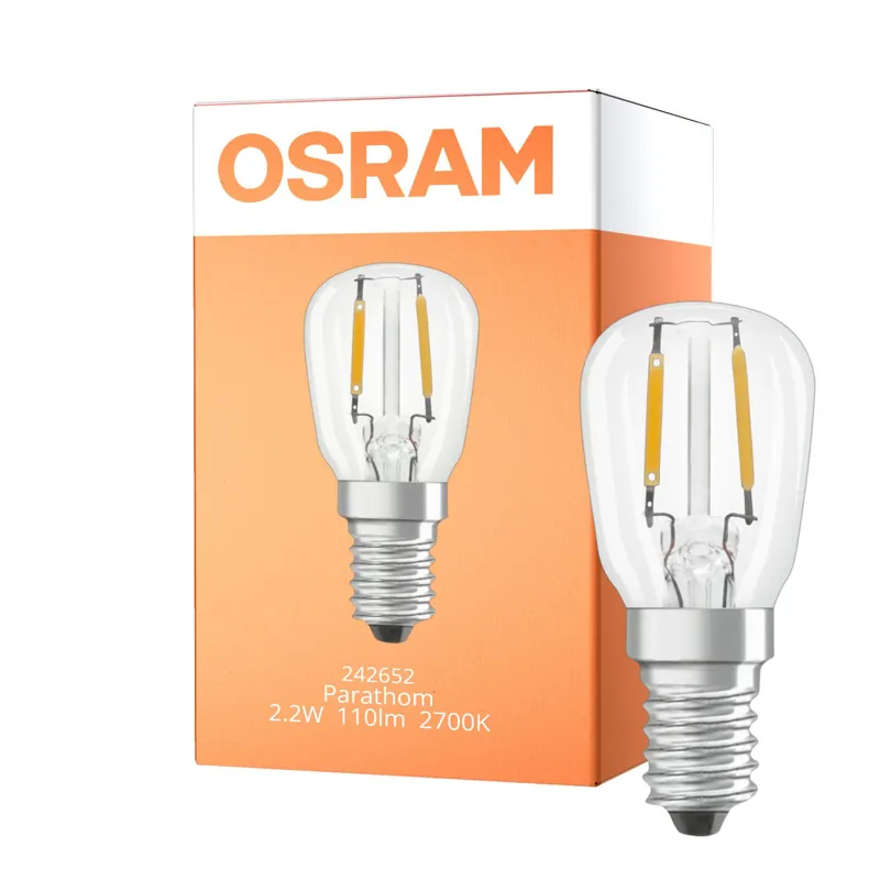 Venta Final Osram Parathom LED E14 Tubular Special con Filamento Clara 2.2W 110lm - 827 Luz muy Cálida | Reemplazo 15W