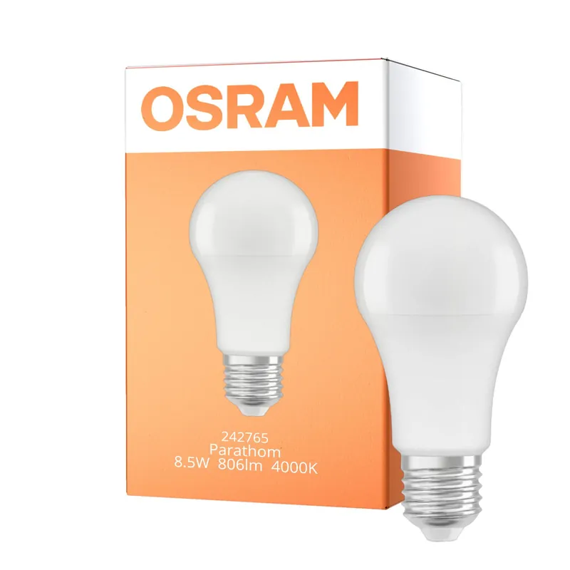 Venta Final Osram Parathom Classic LED E27 Pera Mate 8.5W 806lm - 840 Blanco Frio | Reemplazo 60W