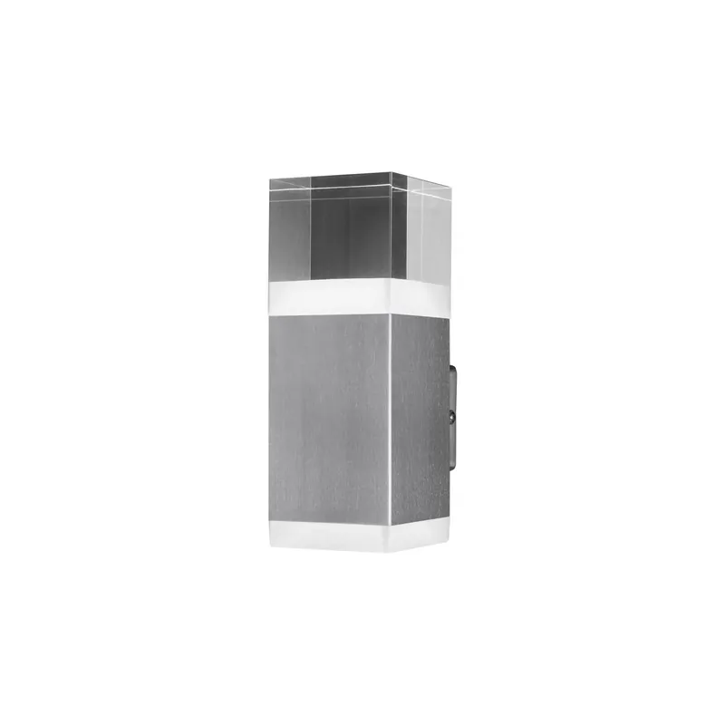 Ledvance Endura Estilo Alu Luz De Pared Cristal Acero Inoxidable Up & Down 9W 800lm - 830 Luz Cálida Disponible Ahora