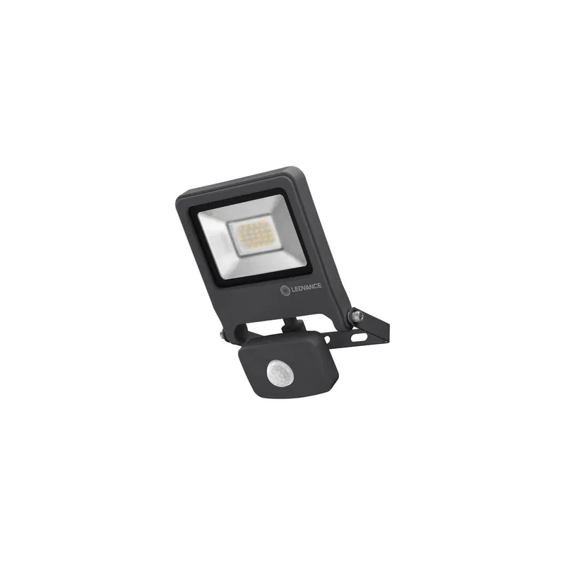 Promoción Exclusiva Ledvance Proyector LED Endura Negro 20W 1700lm 100D - 840 Blanco Frio | IP44 - Sensor de movimiento y luz - Simétrico