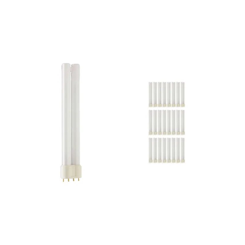 Promoción Multipack 25x Philips MASTER PL-L 18W - 830 Luz Cálida | 4-Pines