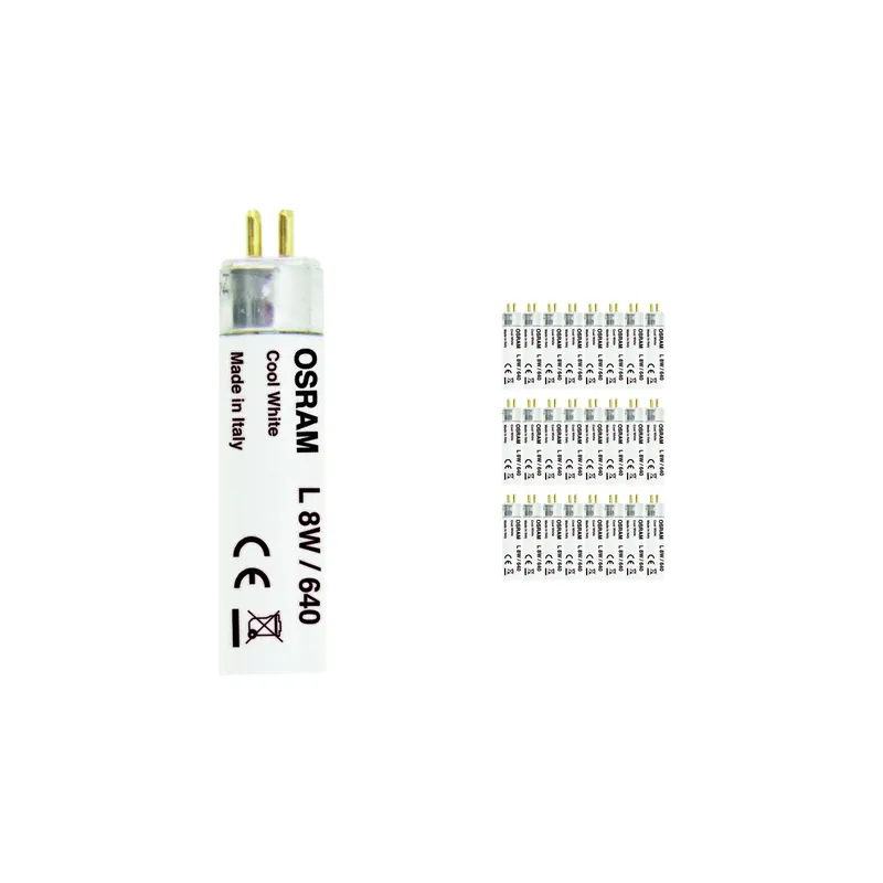Alta Calidad Multipack 25x Osram Lumilux T5 8W - 640 Blanco Frio | 29cm