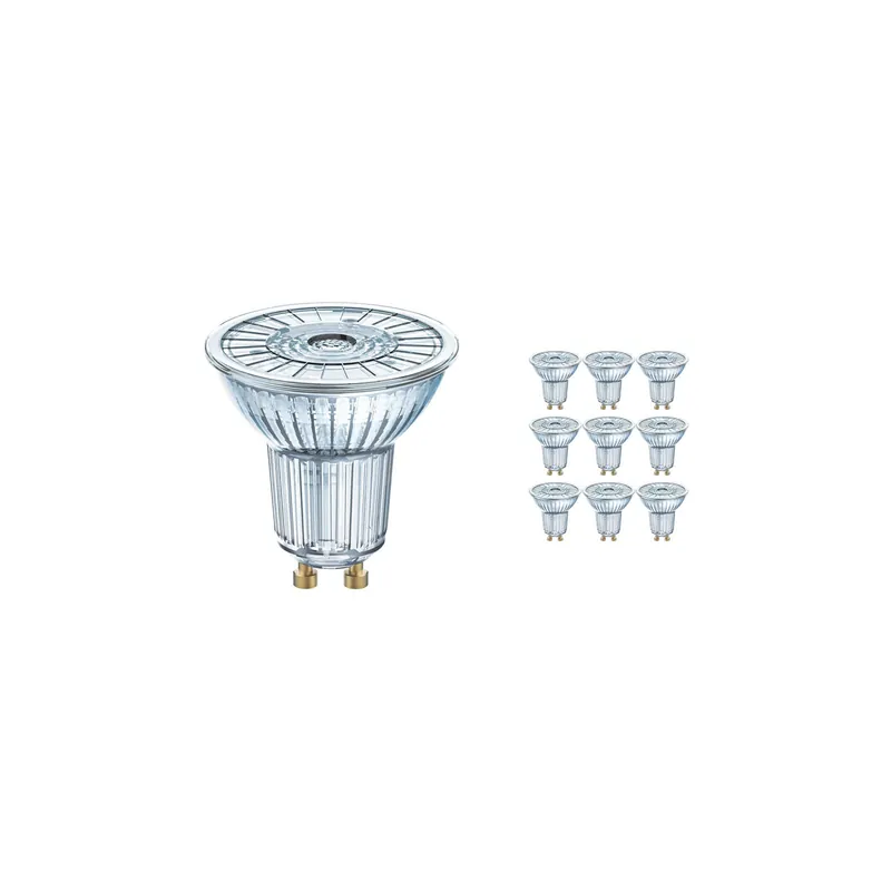 Compra Hoy Multipack 10x Ledvance Performance Foco LED Reflector GU10 PAR16 4.3W 350lm 36D - 827 Luz muy Cálida | Reemplazo 50W