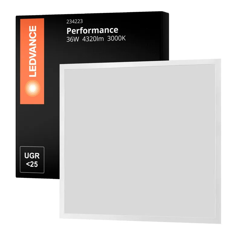 Liquidación Ledvance Panel LED Performance 36W 4320lm - 830 Luz Cálida | 60x60cm - IP54