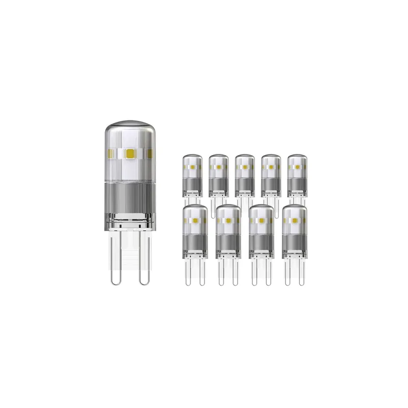 Multipack 10x Noxion Bolt LED Capsule G9 1.9W 200lm - 827 Luz muy Cálida | Reemplazo 20W Solo Por Tiempo Limitado
