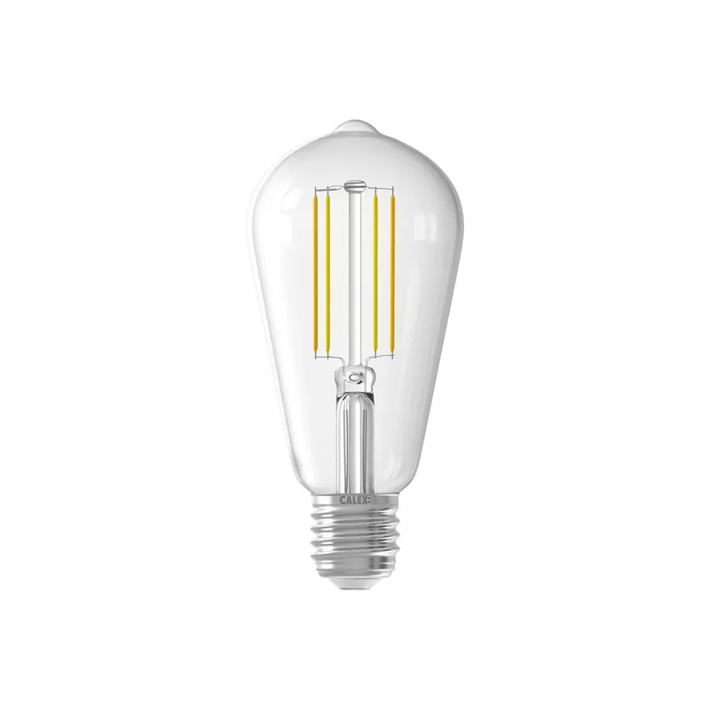A Buen Precio Calex Smart Tuya Wifi E27 Edison con Filamento 7W 806lm - 818-830 Ajustable Blanco | Regulable - Reemplazo 60W