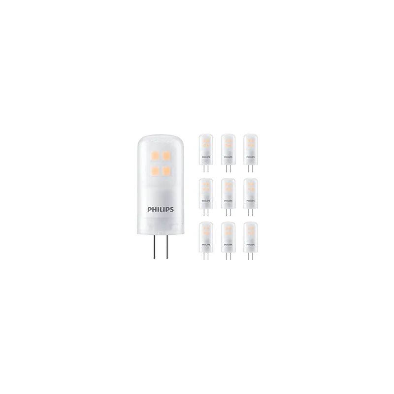 Multipack 10x Philips Corepro LED Capsule G4 1.8W 215lm - 830 Luz Cálida | Reemplazo 20W Directo De Fábrica