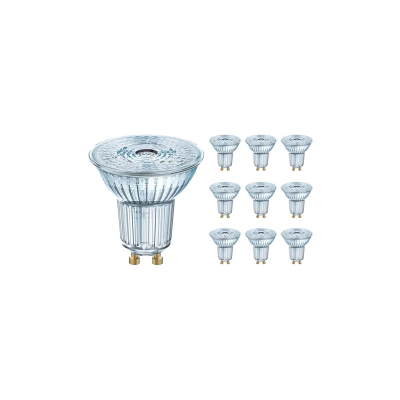 Compra Hoy Multipack 10x Ledvance Performance Foco LED Reflector GU10 PAR16 4.5W 350lm 36D - 940 Blanco Frio | Mejor reproducción de color - Regulable - Reemplazo 50W