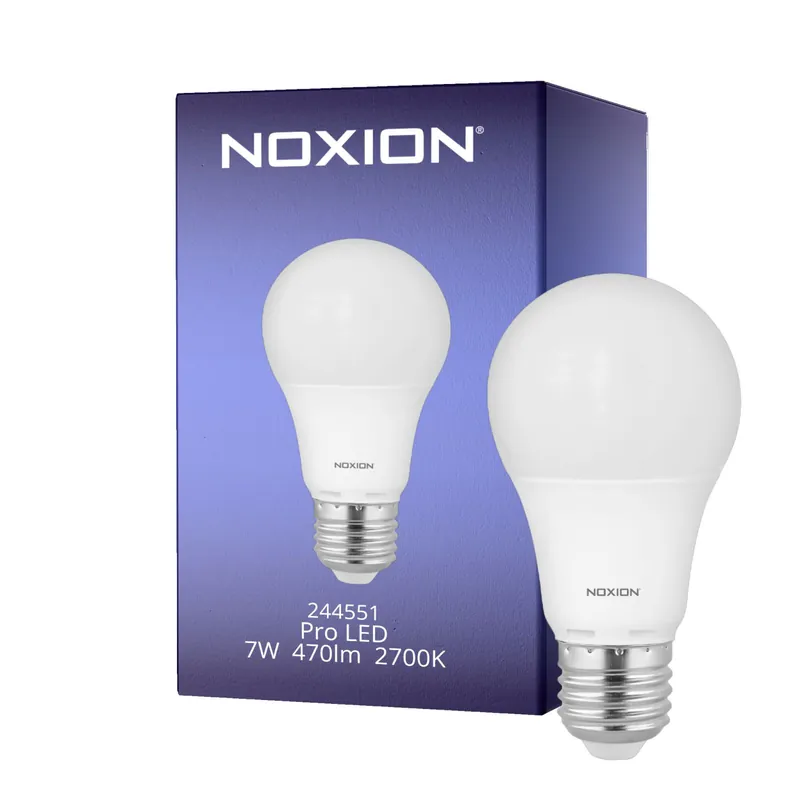Noxion Pro LED E27 Pera Mate 5.5W 470lm - 827 Luz muy Cálida | Regulable - Reemplazo 40W Liquidación