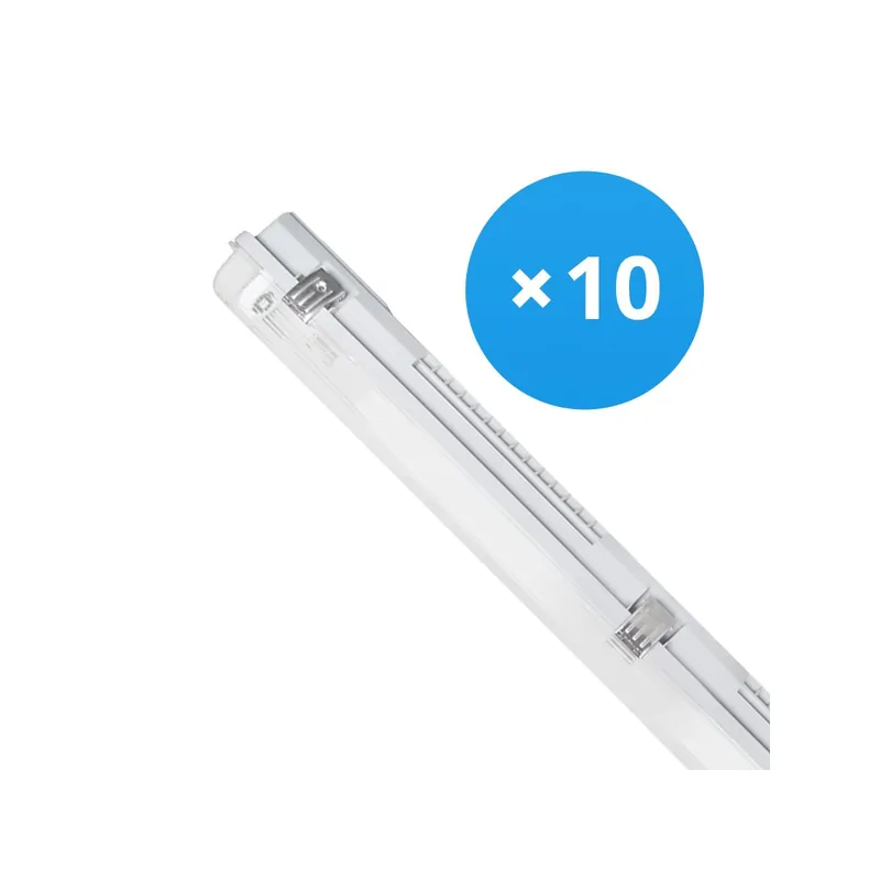 Multipack 10x Ledvance Pantalla LED Estanca Alojamiento Prueba De Vapor | Apta Para 1x150cm Tubo LED Ordena Ya