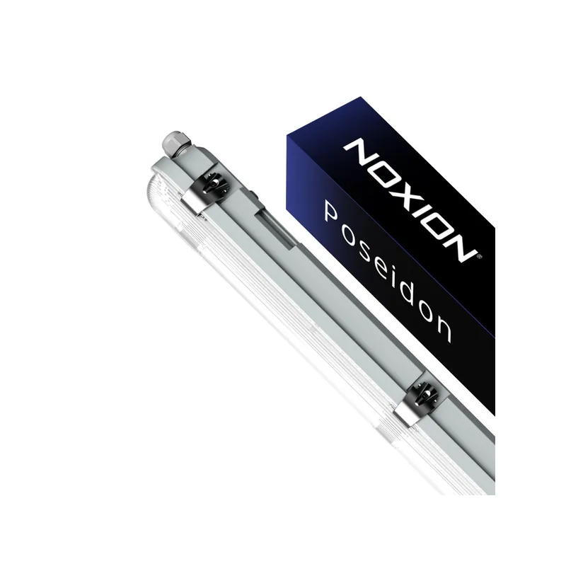Últimas Unidades Noxion Pantalla LED Estanca Poseidon V2.0 18W 2500lm - 840 Blanco Frio | 120cm - Cableado De Paso (5x2.5mm2) - Luz De Emergencia 3 Horas