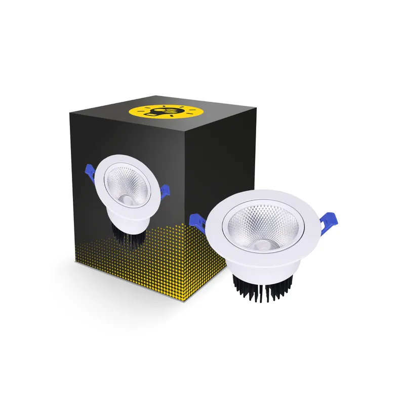 Compra Hoy Bright Choice LED spot Esférica Ajustable 7W 560lm 60D - 930 Luz Cálida | 85mm - Recorte 70mm - UGR <19