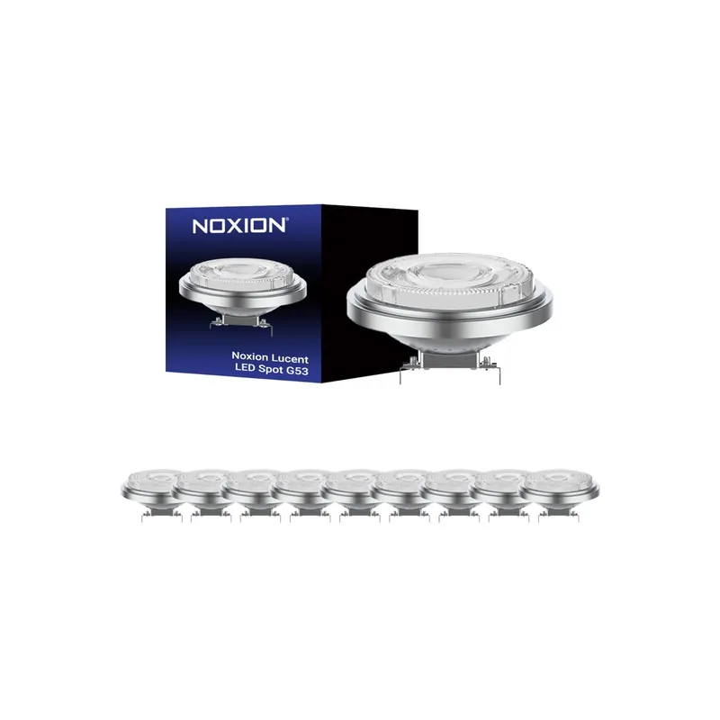 Multipack 10x Noxion Foco Foco LED G53 AR111 7.2W 450lm 40D - 918-927 Dim To Warm | Mejor Reproducción De Color - Regulable - Reemplazo 50W Envío Inmediato