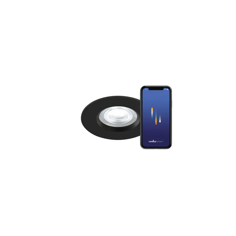 Nordlux Don Smart Foco LED Negro 4.7W 320lm 60D - 822-865 Ajustable Blanco + RGB | 75mm - IP65 Ordenar Ahora Mismo