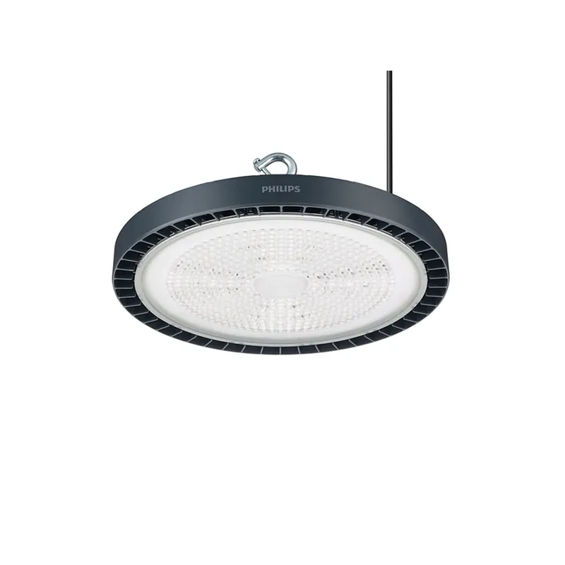 Certificado Philips Campana LED BY122P Coreline G5 Aluminium Gris 205W 30000lm 85x85D - 840 Blanco Frio | IP65 - Dali Regulable