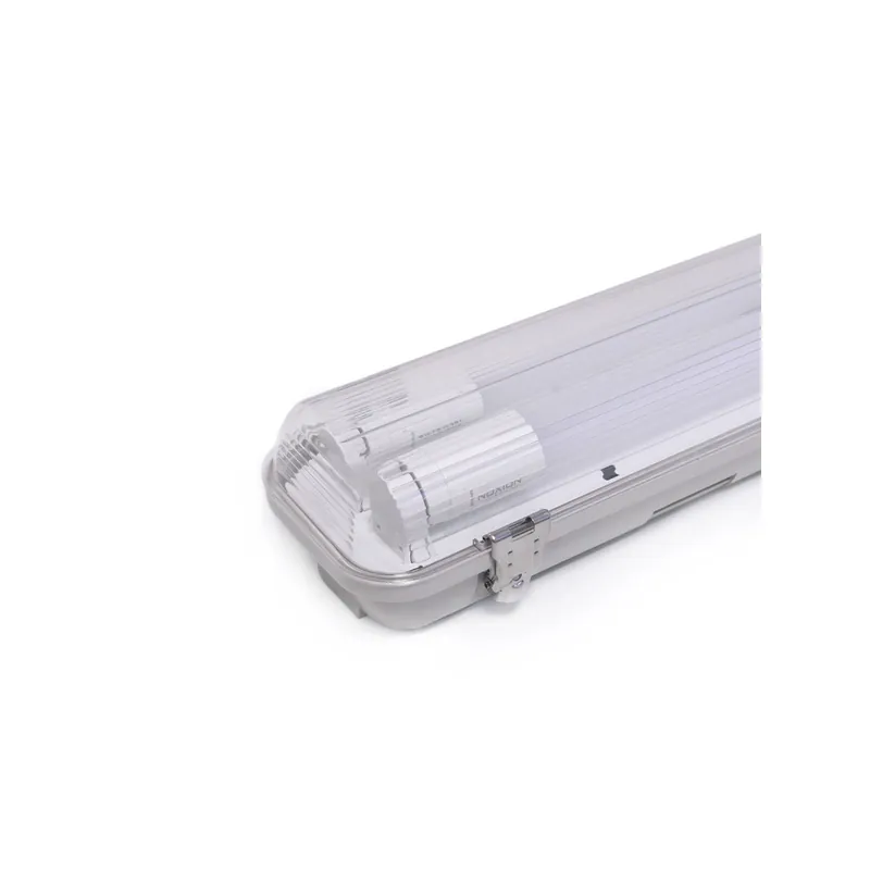 Promoción Exclusiva Noxion Pantalla LED Estanca Alojamiento Poseidon V2.0 incl. 2x Noxion Tubo LED T8 Standard Output 15W 2x1800lm - 840 Blanco Frio | 120cm