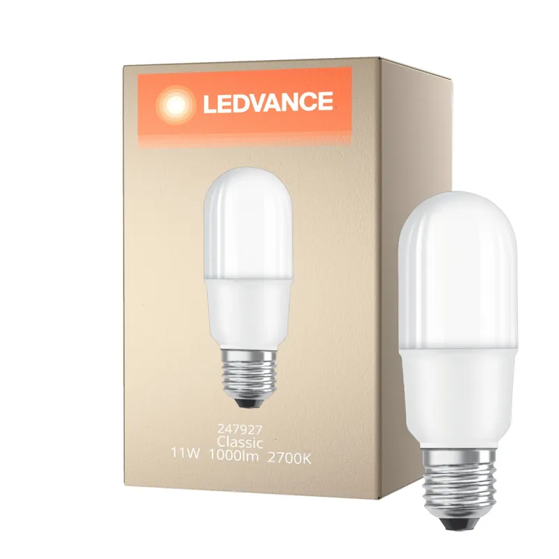 Ledvance Classic LED E27 Lineal Mate 11W 1000lm - 927 Luz muy Cálida | Mejor reproducción de color - Regulable - Reemplazo 75W Alta Calidad