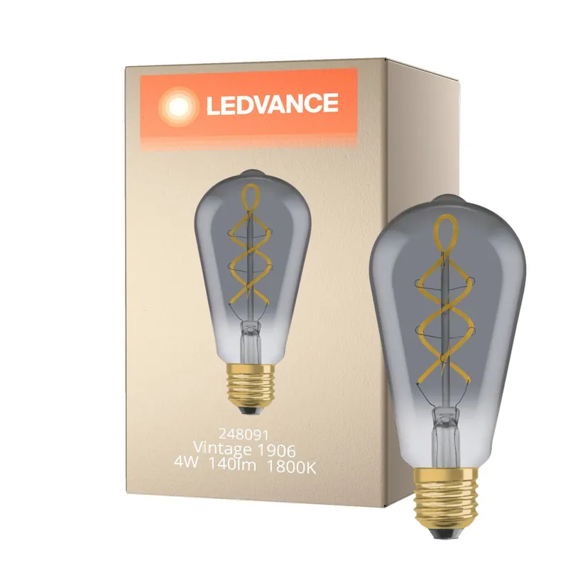Ledvance Vintage 1906 LED E27 Edison 4W 140lm - 818 Luz Muy Cálida | Reemplazo 15W A Buen Precio