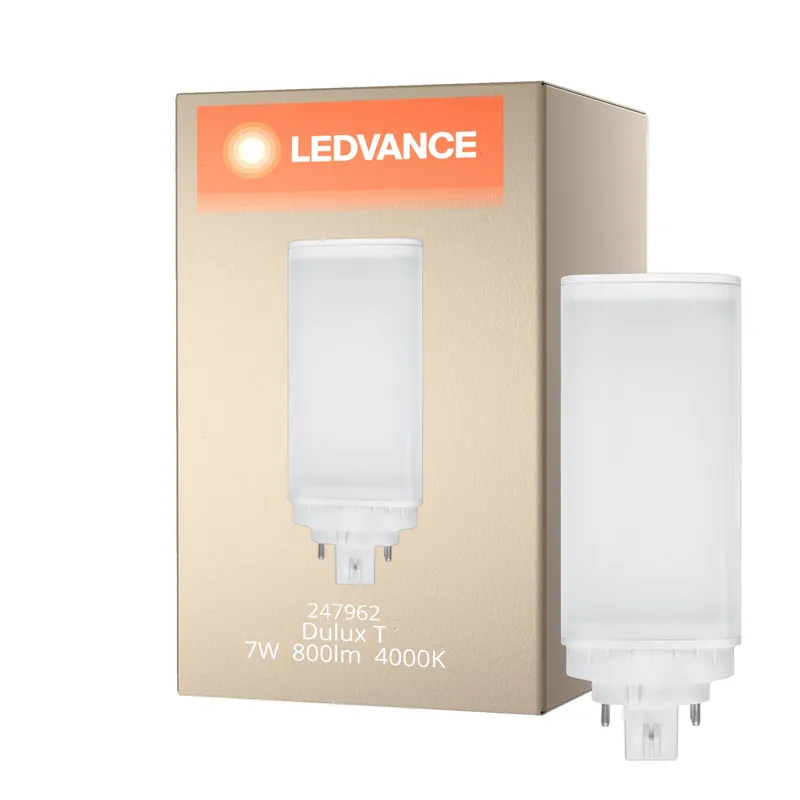 Solo Por Tiempo Limitado Ledvance Dulux-T LED 7W - 840 Blanco Frio | 4-Pines - Reemplazo 18W