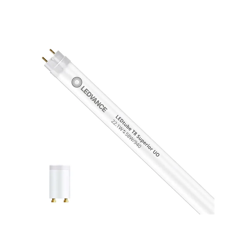 Ledvance Tubo LED T8 Superior (EM/Mains) Ultra Output 22.1W 4100lm - 865 Luz de Día| 150cm - Reemplazo 58W Última Versión
