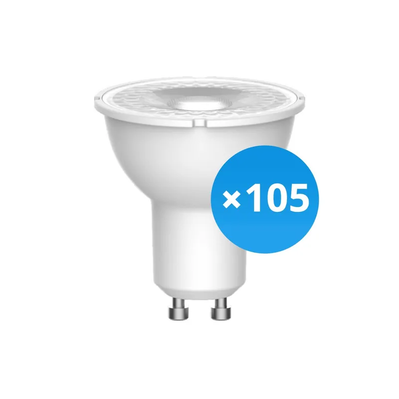 Bulk 105x Energetic LED Foco GU10 PAR16 3.1W 230lm 36D - 827 Luz muy Cálida | Reemplazo 35W Bestseller