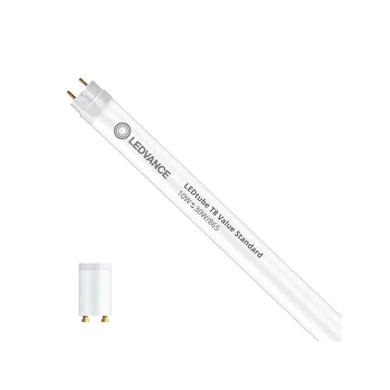 Ledvance Tubo LED T8 Value (EM/Mains) Standard Output 10W 1200lm - 865 Luz de Día | 90cm - Reemplazo 30W No Te Lo Pierdas
