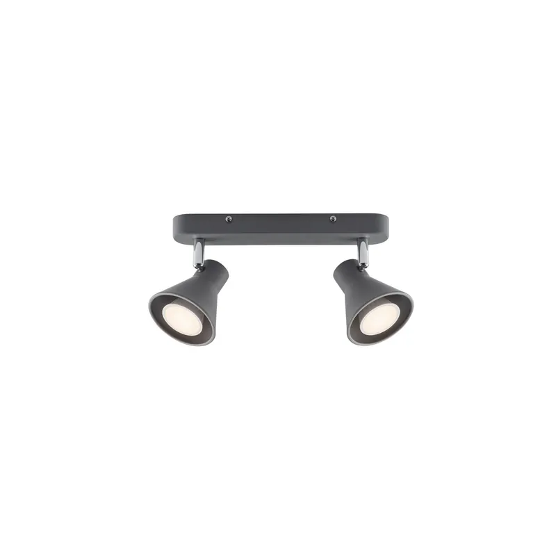 Nordlux Eik 2 Foco Metal Gris | Apta para 2x GU10 Precio Reducido