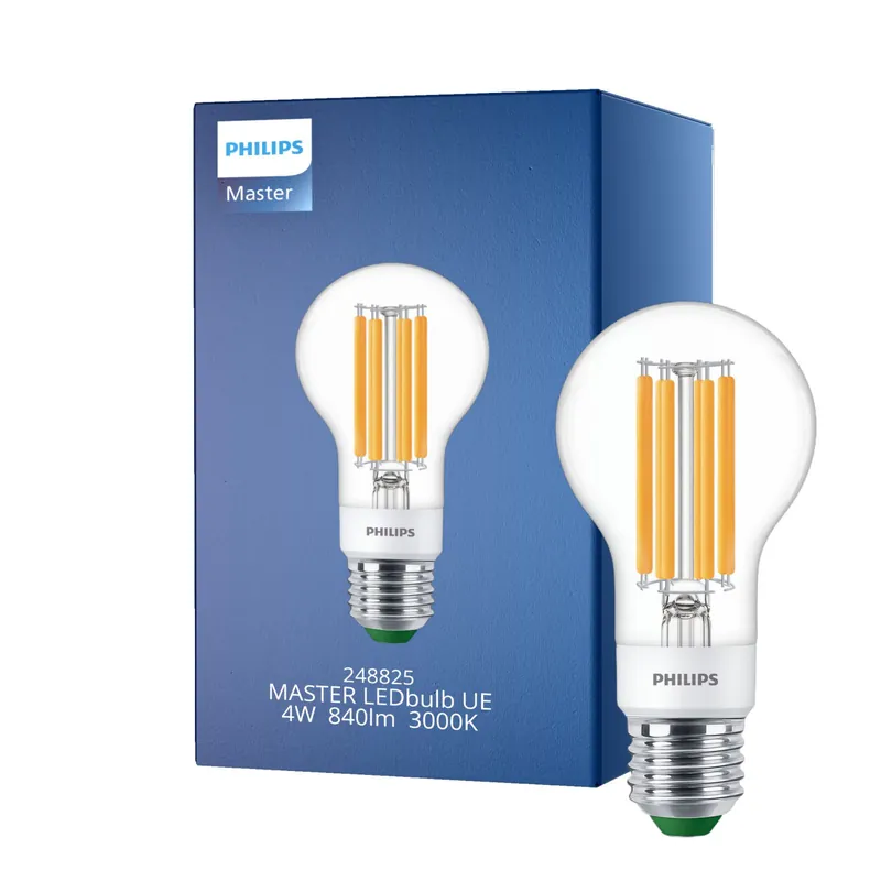 Descuento Philips MASTER LED Bulbo Ultra Efficient E27 Pera Clara 4W 840lm - 830 Luz Cálida | Regulable - Reemplazo 60W