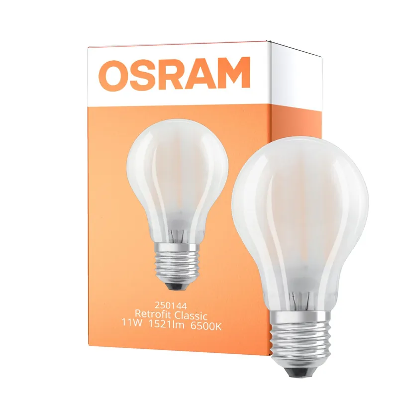 No Te Lo Pierdas Osram Classic LED E27 Pera Con Filamento Mate 11W 1521lm - 865 Luz De Día | Reemplazo 100W