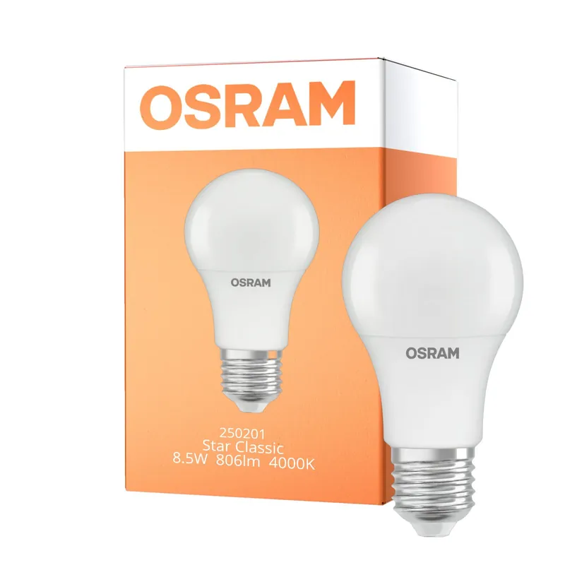 Descuento Osram LED Star Classic E27 Pera Mate 8.5W 806lm - 840 Blanco Frio | Reemplazo 60W