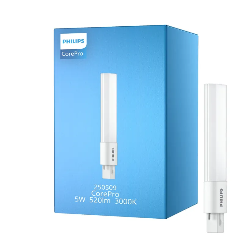 Philips CorePro PL-S LED 5W - 830 Luz Cálida | 2-Pines - Reemplazo 11W Directo De Fábrica