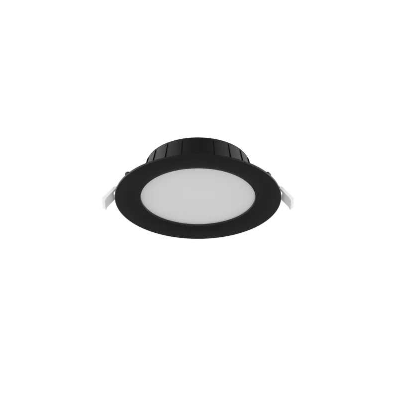 Marca Reconocida Noxion Downlight LED Hera Plano Negro 9W 900lm - 827-840 CCT | 132mm - Recorte 118mm